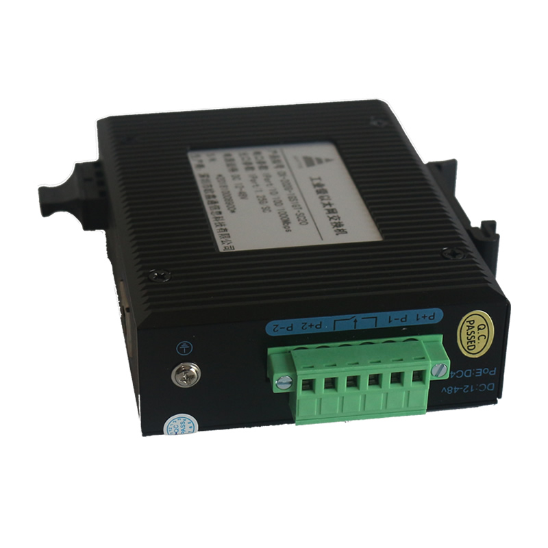1-Optical 1-Electric Gigabit Industrial Ethernet Switch OX-202G-1GS1GT-SC20