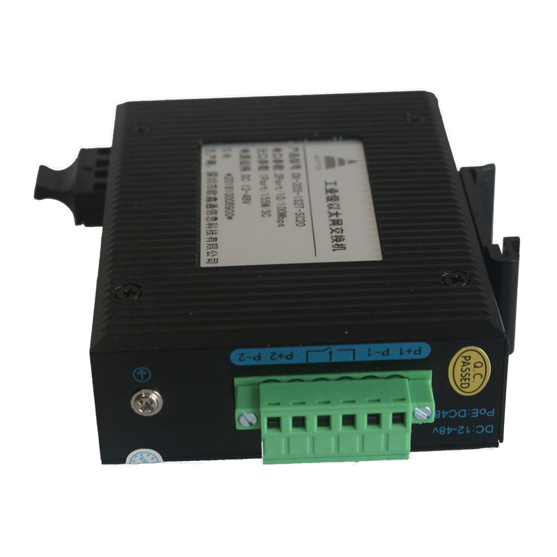 1 Optical 2 Electric 100Mbps Industrial Ethernet Switch OX-203-1S2T-SC20