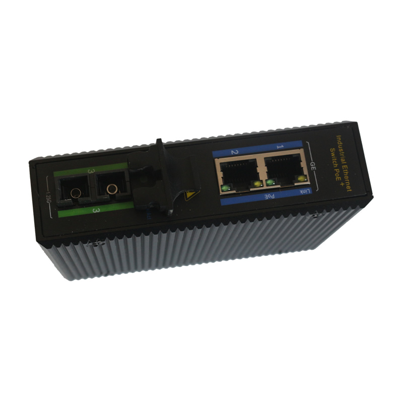 1-Optical 2-Electric Gigabit Industrial Ethernet Switch OX-203G-1GS2GT-SC20