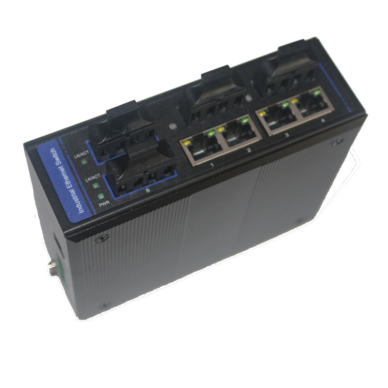 Industrial grade 100Mbps 4-optical 4-electric unmanaged switch OX-208-4S4T-SC20