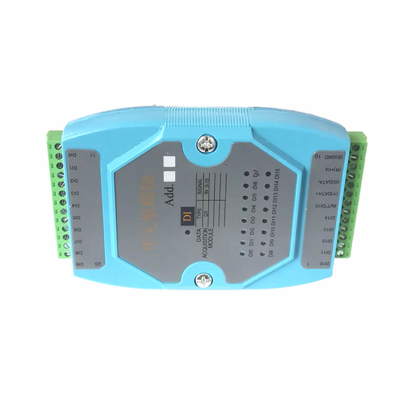 OX-4055 industrial grade 8-channel isolated digital input and 8-channel isolated digital output I/O module from Ouxintong