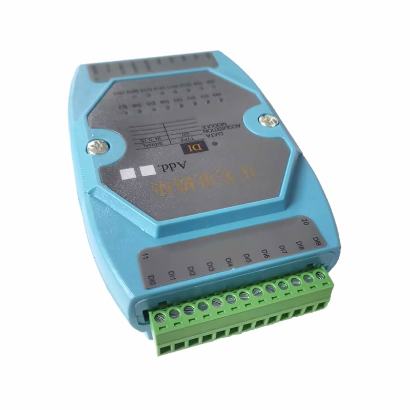 OX-4055 industrial grade 8-channel isolated digital input and 8-channel isolated digital output I/O module from Ouxintong