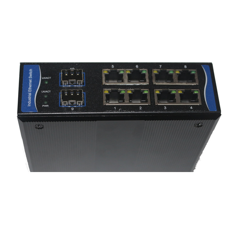 8-Port Gigabit 2-Optical 8-Grid Tube Switch OX-510G-2GP8GT